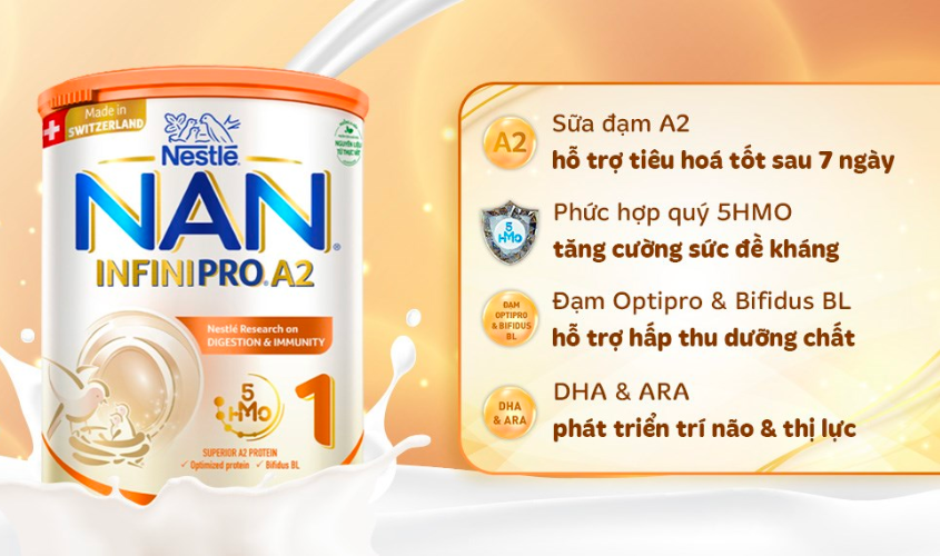 Nestlé NAN InfiniPro A2 Stage 1 Milk Powder