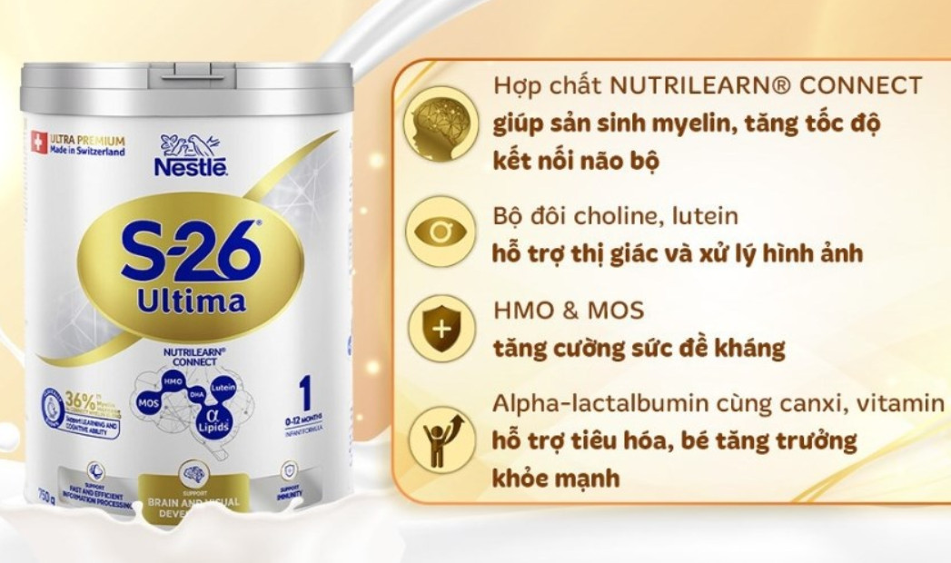 Nestlé S-26 Ultima powdered milk No. 1 750g (0 - 12 months)