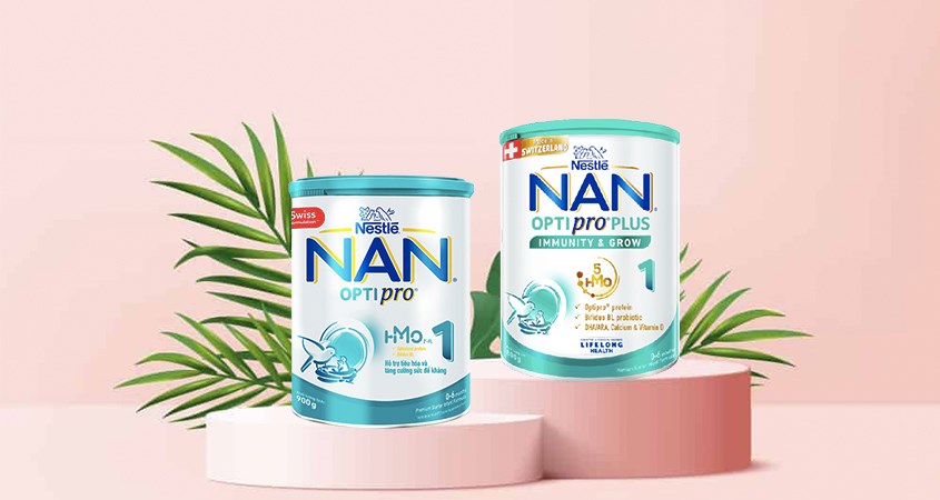 Similarities between NAN Optipro powdered milk No. 1 and NAN Optipro Plus powdered milk No. 1