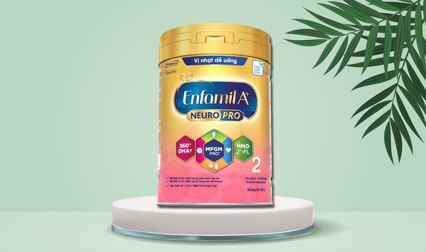 Enfamil A+ Neuropro milk powder No. 2, light, easy to drink 830g (6 - 12 months)