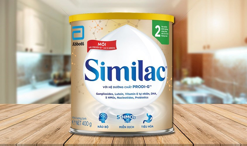 Similac 5G milk powder No. 2 400g (6 - 12 months)