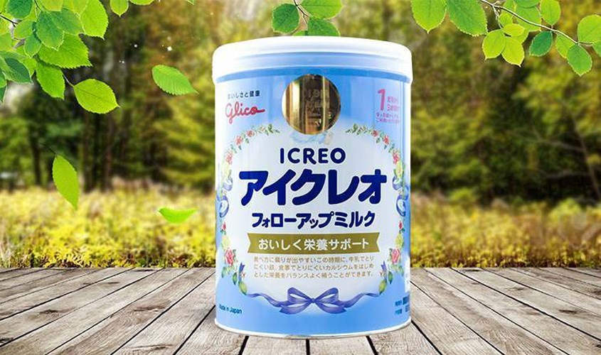 Glico Icreo Milk Powder No. 1 Light Flavor 820g (9 - 36 months)