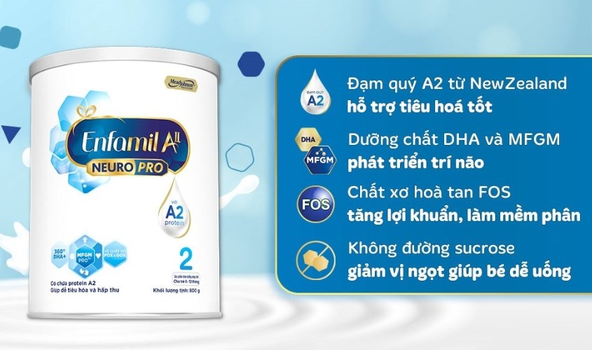 Enfamil AII Neuropro Follow Up Formula Milk Powder No. 2 800g (6 - 12 months)