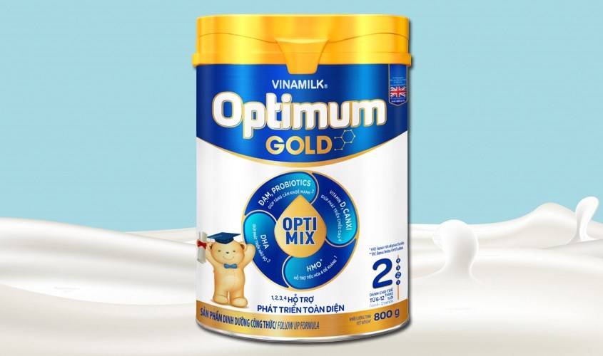 Vinamilk Optimum Gold powdered milk No. 2 400g (6 - 12 months)