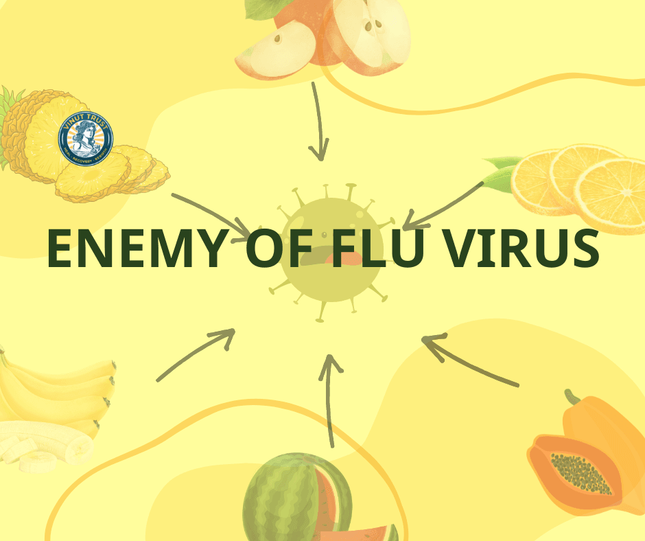 6 fruits are considered as Enemy of The flu