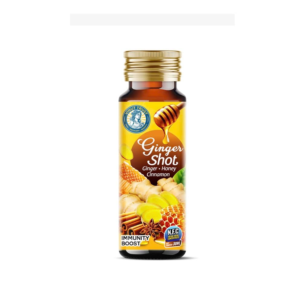 30ml Vinut Trust Ginger Shot Immunity Boost Drink with Honey and Cinnamon - Image 1