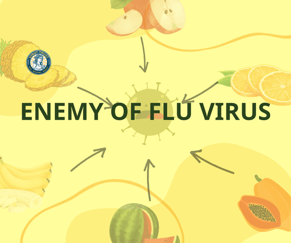 6 fruits are considered as Enemy of The flu