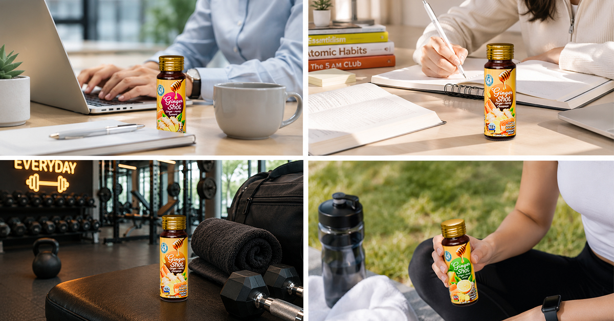 VINUT TRUST Ginger Shot for professionals students travelers and active lifestyles