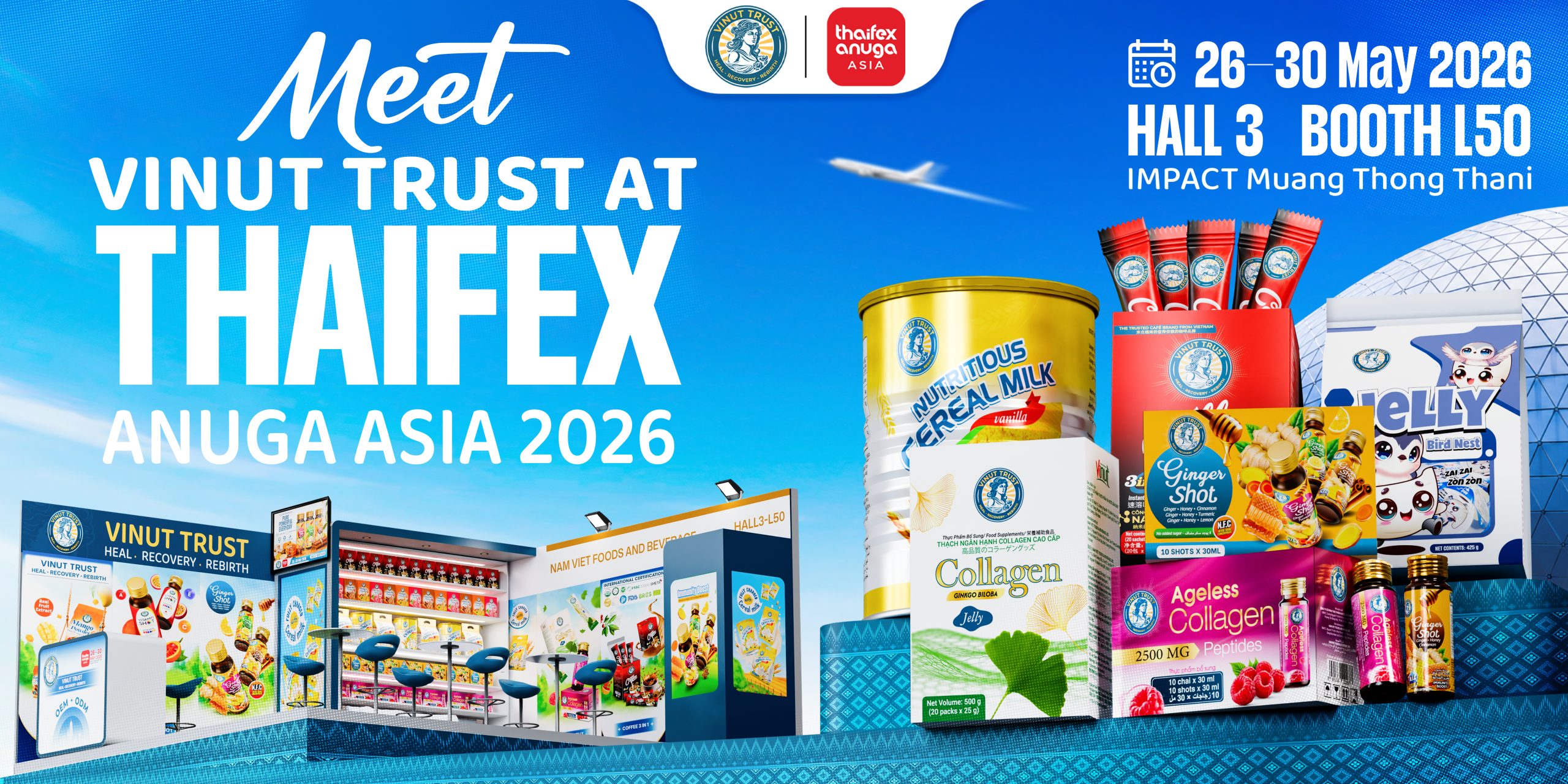 Meet Vinut Trust at Thaifex Anuga Asia 2026