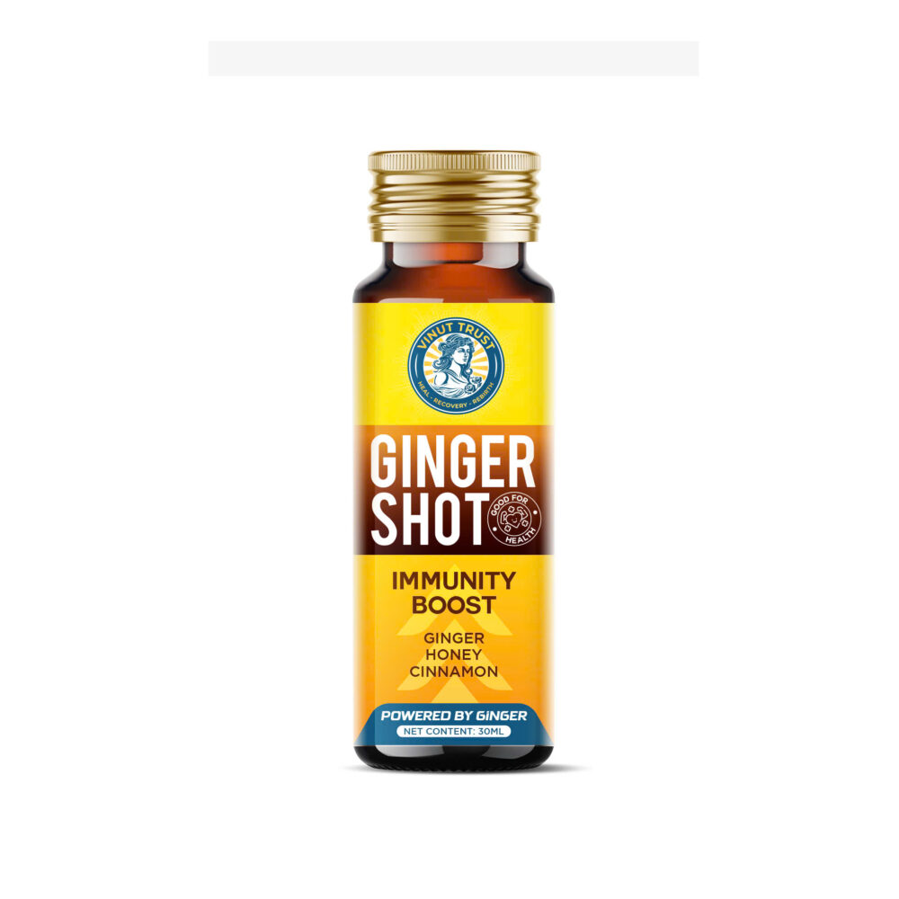 Vinut Trust_30ml Ginger Shot Immunity Boost Drink with Honey and Cinnamon