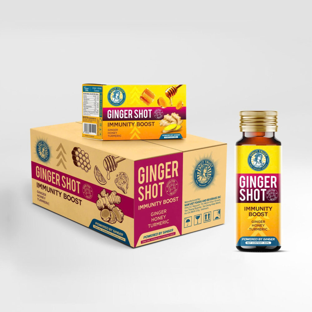 50ml Vinut Trust Ginger Shot Immunity Boost Drink with Honey Turmeric - Image 2